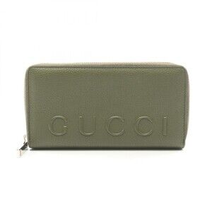 Gucci Logo Zip Around Long Wallet Purse #322125G44B